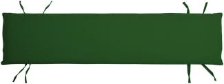 Bankauflage 150 cm x 40 cm für Gartenbank Ferrara TB-1064 - grün