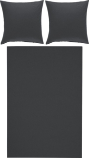 Erwin Müller Bettwäsche Bettwäsche "Nördlingen", Biber, Uni