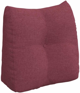 vidaXL Rücken Kissen Weinrot 45 x 24 x 50 cm Stoff 42014357
