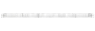 vidaXL Gabionen-Hochbeet Verzinkter Stahl 500x100x20 cm 151315
