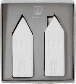 Räder Salzstreuer 2er Set Porzellan weiß