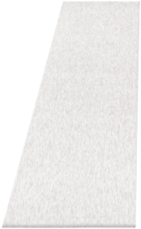 Kurzflor Teppich Neva Läufer - 80x250 cm - Creme