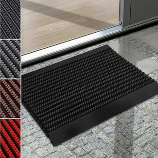 Karat Fußmatte Dynamic, Schmutzfangmatte, verschiedene Farben, 3 Größen, rechteckig, Höhe: 23 mm, Hochleistungs-Bürsten