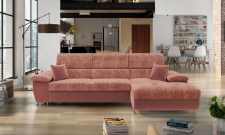 Ecksofa Cotere Mini Premium, Seite: Rechts, Farbe: Magic Velvet 2258 + Miu 2034 + Magic Velvet 2258