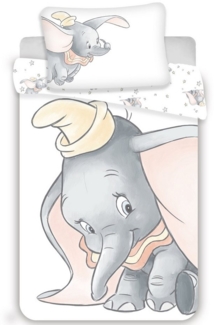 Disney Baby Bettwäsche Disney Dumbo 100x135 cm 100% Baumwolle