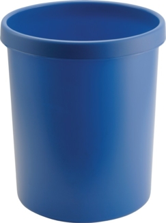 Helit Papierkorb rund 30l blau