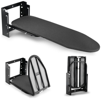 XERSEK Bügelbrett Bügelbrett Klappbar mit Wandmontage ist höhenverstellbar, Iron Board mit Abnehmbarem hitzebeständigem Bügelbezug Platzsparende