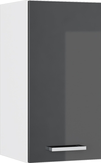 Hängeschrank R-Line Anthrazit Hochglanz 30 cm mit Tür Vicco
