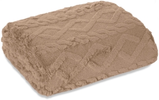 Wohndecke ZOPF, Design91, Weiche Kniedecke Wärmende Sofadecke ideal zur Herbstzeit