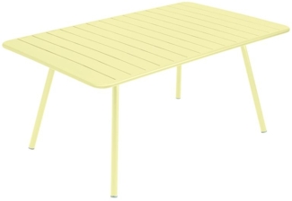 Luxembourg Outdoor-Tisch 165x100 cm Zitronensorbet