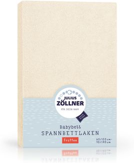 Julius Zöllner Spannbetttuch Frottee ecru,70x140
