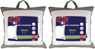Kopfkissen 2er-Set antiallergen - 65 x 65 cm - ACTI PLUS II von DODO