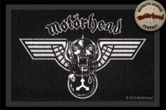 Rockbites - Fußmatte Türmatte "Motörhead - Winged Warpig" Black Nr. 73 (100878)*