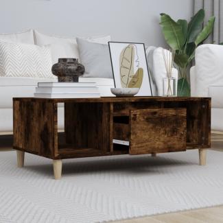 vidaXL Couchtisch Räuchereiche 90x50x36,5 cm Holzwerkstoff 821065