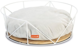 Beeztees Tierkorb Metall Katzenliege Kipu weiß