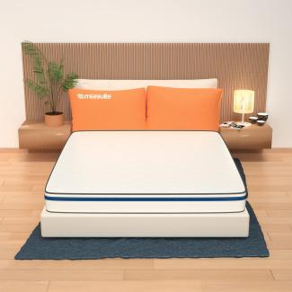 Matratze 160x190 Höhe 14 cm - Memory Foam, Milbenhemmend, Hypoallergen | Soft