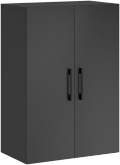 Bellamio 'Apol' Mehrzweckschrank, anthrazitschwarz, 88 x33 x60 cm, mit 2 Türen