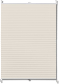 Plissee Faltrollo Rollo Plisseerollo 100x125cm Creme 240642