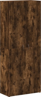 vidaXL Aktenschrank Räuchereiche 60x32x153 cm Holzwerkstoff 3276648