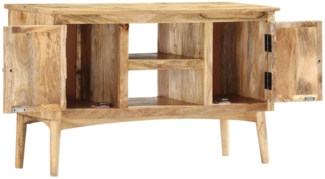 vidaXL Sideboard 100 x 35 x 60 cm Massivholz Mango 285862