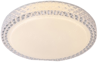 Lightbox Deckenleuchte, CCT - über Fernbedienung, LED fest integriert, warmweiß - kaltweiß, LED Wand- und Deckenlampe, 60 W, 7000 lm, 3000-6500 K, CCT