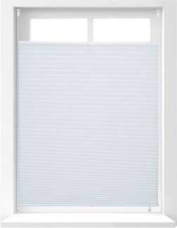 2 x Plissee Rollo weiß 90x130 cm 10023027