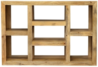 Bücherregal Hina 130x90x35 aus Mangoholz