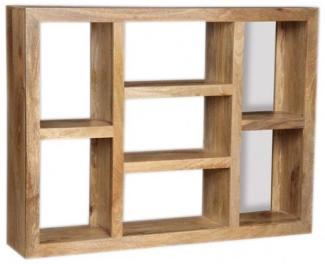 Bücherregal Hina 130x90x35 aus Mangoholz