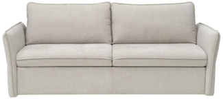 Vente-unique - Schlafsofa mit Matratze 4-Sitzer - Stoff - Beige - Liegefläche 160 cm - CELTARI