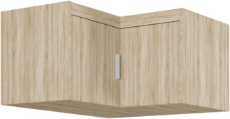 AX LIVING Eck Schrankaufsatz Storicos Eiche Sonoma 97,8 x 55,0 x 97,8 cm