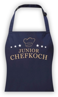Youth Designz Kochschürze Kinder Schürze Junior Chefkoch Print Grillparty Statment Geschenk, mit lustigem Spruch & Logo Aufdruck für Jungen