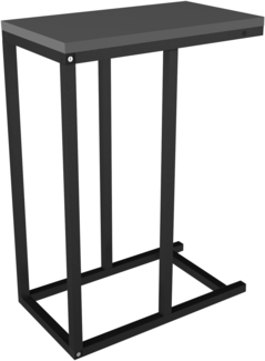 VCM Beistelltisch & Couchtisch Insasi 919068 Anthrazit H. 63 x B. 26 x T. 46 cm