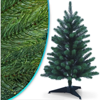 NYVI Künstlicher Weihnachtsbaum Weihnachtsbaum NYVI-Xmas Premium aus 100% Spitzguss Absolut Lebensecht, Künstlicher Tannenbaum B1 Schwer entflammbar Metallständer