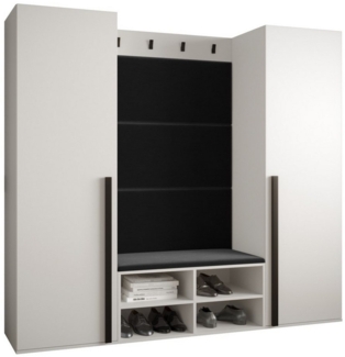 ABIKS MÖBEL Garderoben-Set MIRO Set 9, Garderobe mit gepolsterten Paneelen, Modern Design