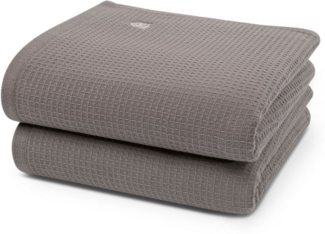 ROSS Handtücher Waffelpique, Frottier (Packung, 2-St), 100% Baumwolle