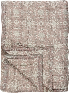 Ib Laursen - Decke Quilt Tagesdecke Überwurf 170x130cm Malva Weiß 19201-13