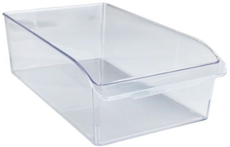 WENKO Organizer L, für Vorräte, passend für Küchenschrank und -regal, PET, transparent
