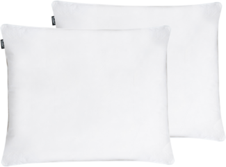 Kopfkissen 2er Set Entenfedern Entendaunen niedrig 50x60 cm VIHREN