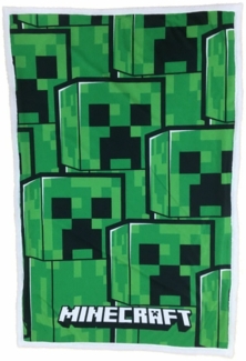 Minecraft Sherpa-Fleece-Decke 100 x 150 cm für Kinderzimmer und mehr