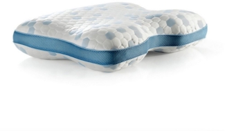 Nordic Schiller Anti-Schnarch-Kissen Cooler Visco, Füllung: Visco-Schaum, Bezug: Cooler-Stoff mit Polyesteranteil, Seitenschläfer, Rückenschläfer, Bauchschläfer, Einzelkissen, Einzeln verpackt, vakuumiert, Schnarchreduzierend, kühlend, atmungsaktiv, vi...