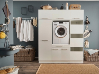 Laundreezy Mehrzweckschrank-Set LAUNDREEZY LDSK6, Breite 167,5 cm