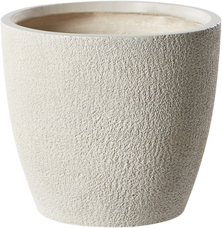 Blumenkübel KANNIA 36 cm Cremeweiß