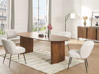 Vente-unique - Esstisch - 8 Personen - Mangoholz - Holzfarben - BALIMELA