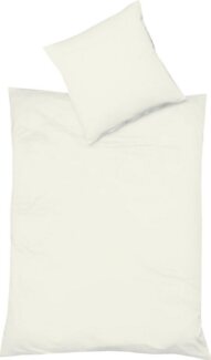 fleuresse Bettwäsche Colours in 135x200, 155x220 oder 200x200 cm, Mako-Satin, 2 teilig, Bettwäsche aus 100% Baumwolle, uni, mit Reißverschluss