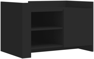 vidaXL Couchtisch Schwarz 80x50x50 cm Holzwerkstoff 848354