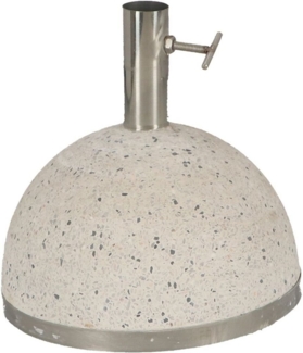 Esschert Design Sonnenschirmständer 11,5 kg S Weiß PV09 404608