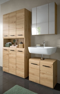 Badmöbel Set Cover in Eiche 3-teilig 165 cm