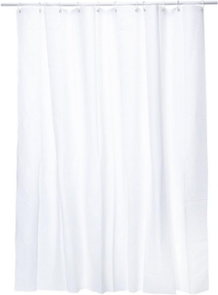 Goods+Gadgets Duschvorhang 3D Muster Optische Täuschung (Transparent Diamonds, Weiß, Periodensystem, Facebook & Bambus Design), Anti-Schimmel Vorhang