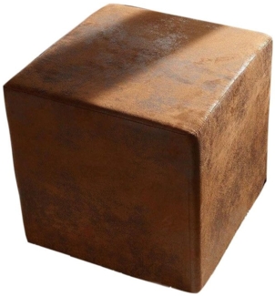 Sitzhocker Dado Braun 45x45 cm Vintage Optik