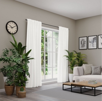 Neutex for you! Vorhang BELMONDO (1 St), Multifunktionsband, blickdicht, Uni mit samtiger Oberfläche, nach Maß